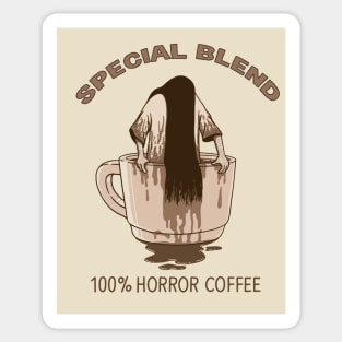 horror coffee Sticker